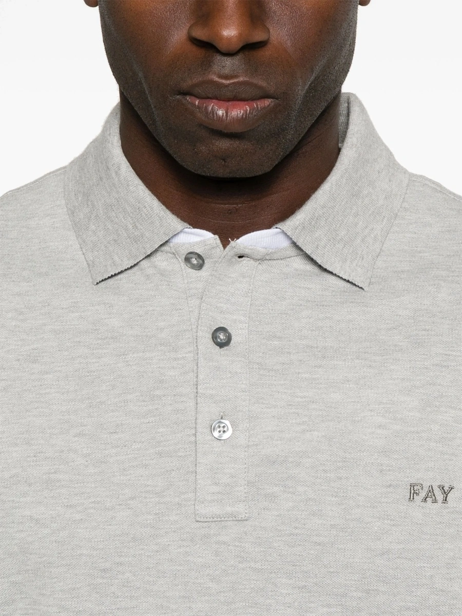 Tricou Polo Fay gri - Img 4