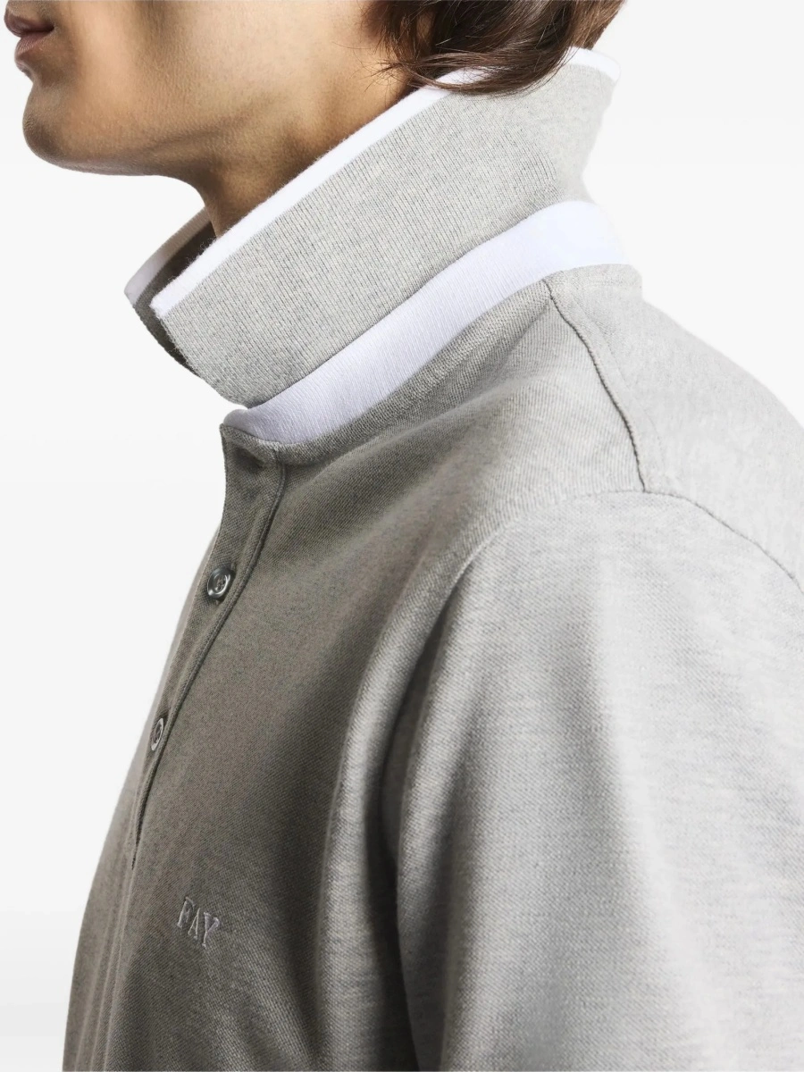 Tricou Polo Fay gri - Img 4