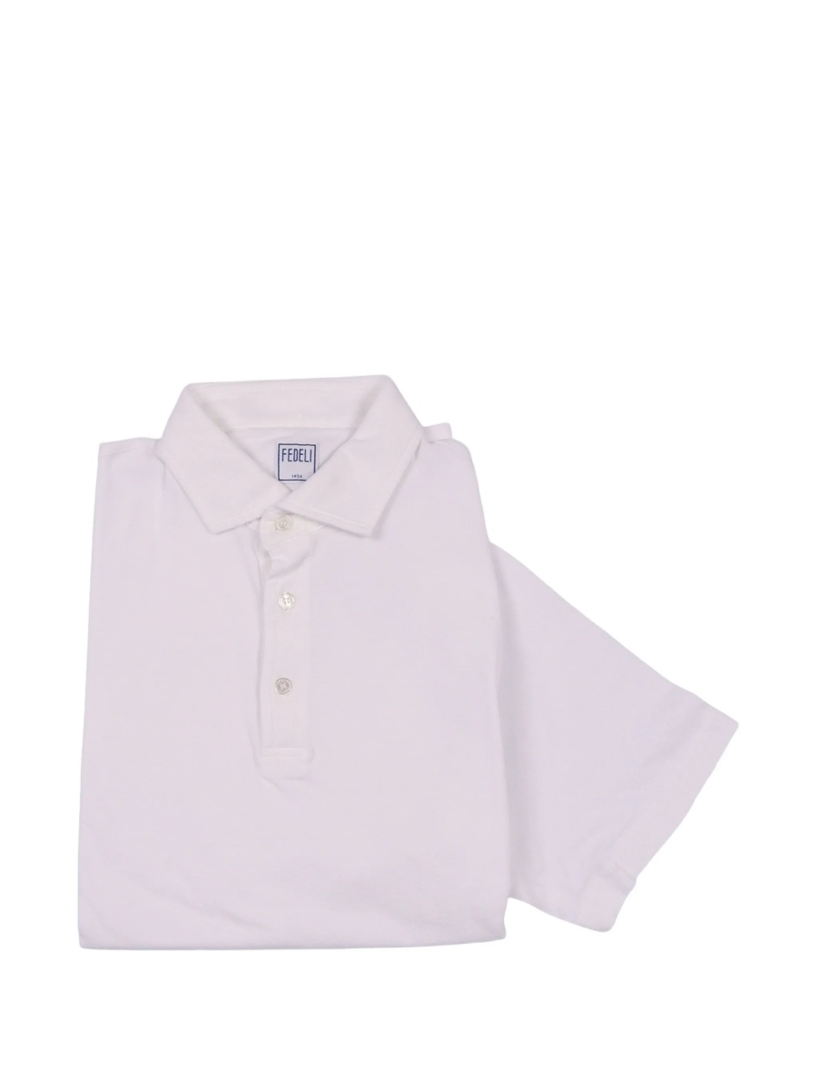 Tricou Polo Fedeli alb - Img 2