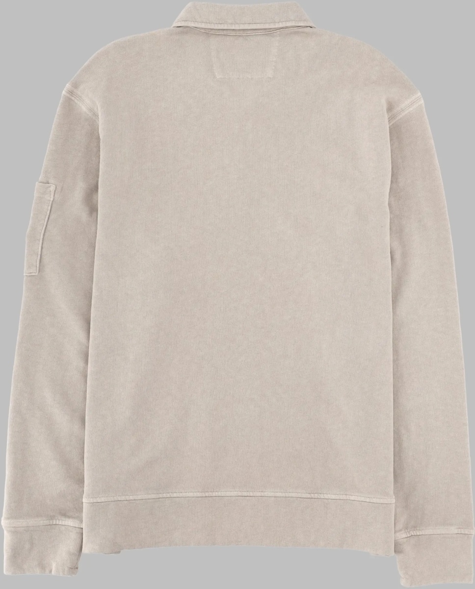 Tricou Polo Felpa Con Colletto Polo E Zip - Img 2