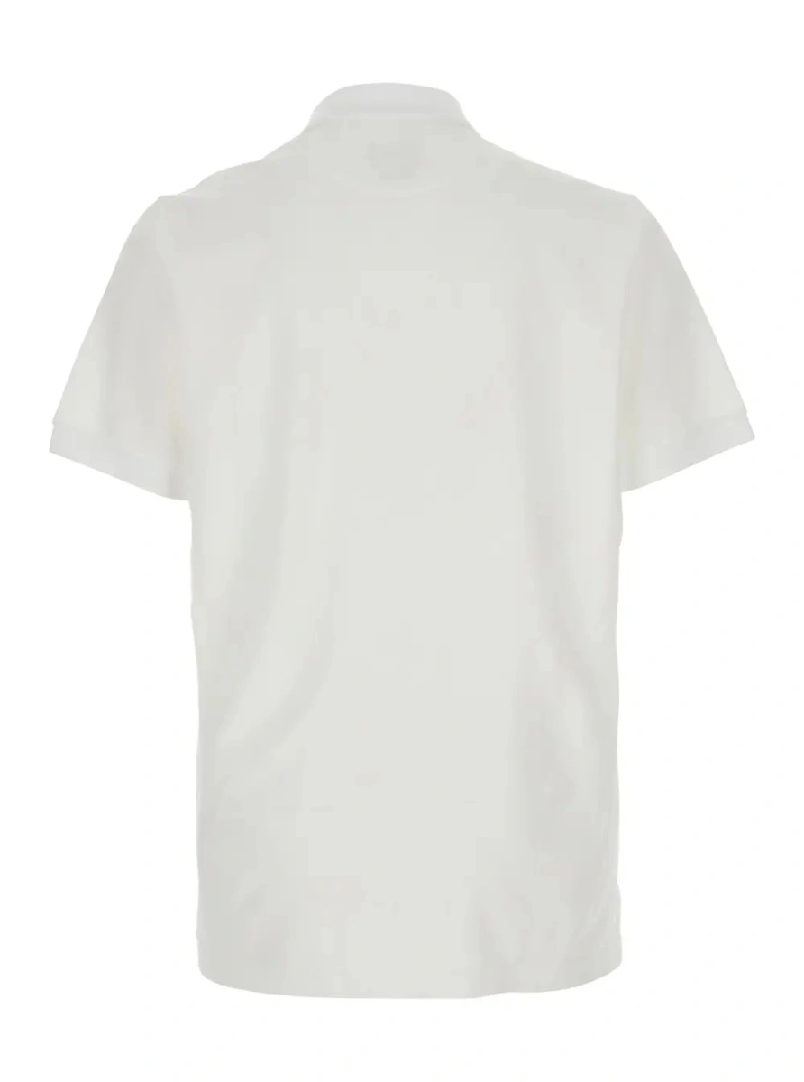 Tricou polo Fendi alb din bumbac - Img 2