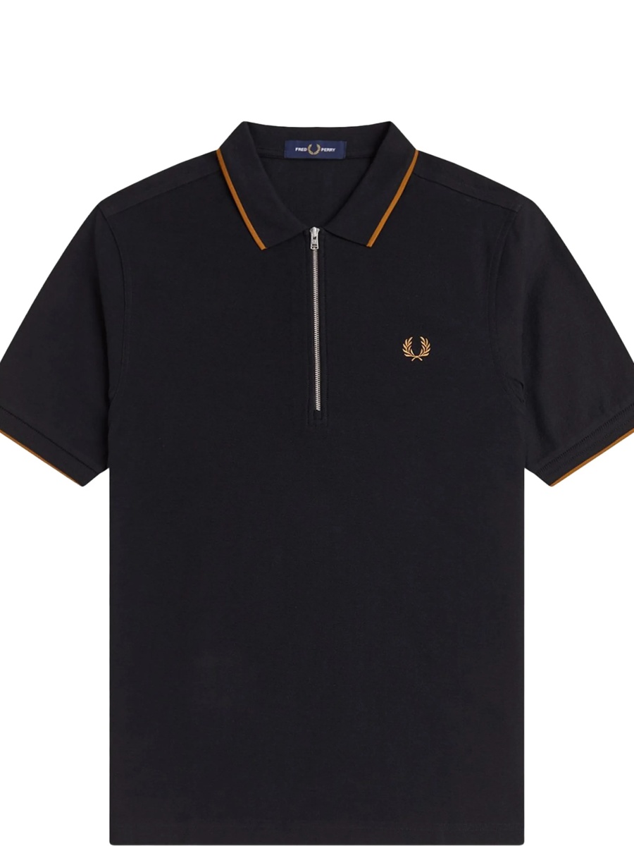 Tricou Polo Fred Perry negru - Img 2