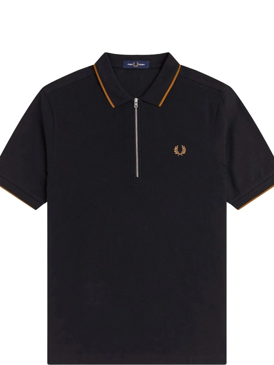 Tricou Polo Fred Perry negru - Img 2