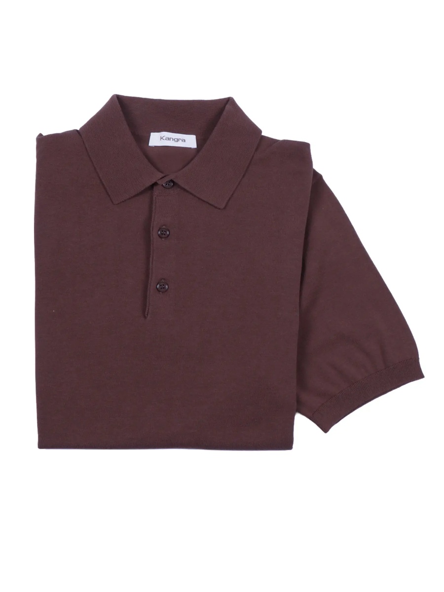Tricou Polo Fully-fashioned plain-knit polo shirt - Img 3
