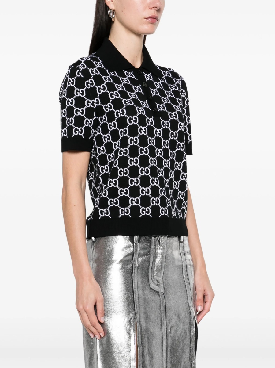 Tricou Polo Gucci negru - Img 3