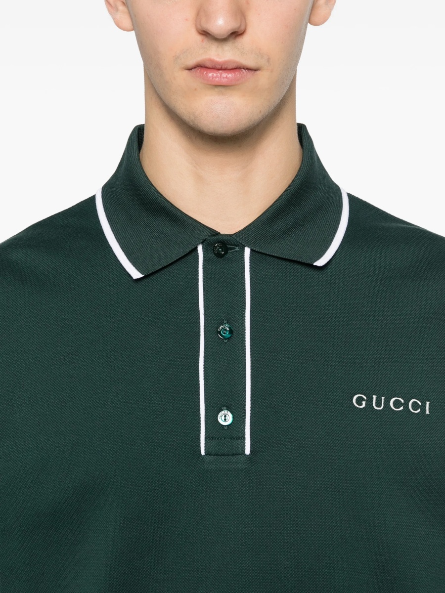 Tricou Polo Gucci verde - Img 5