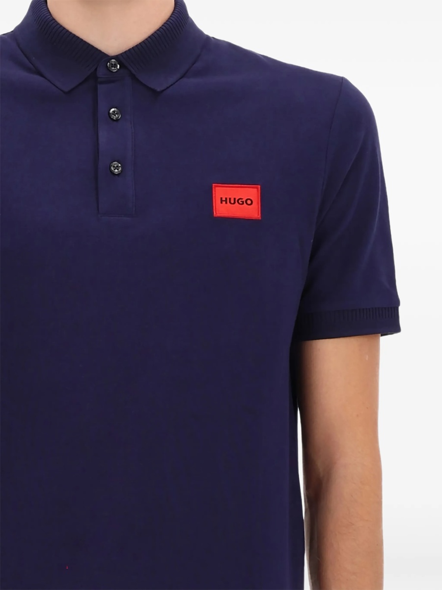 Tricou Polo Hugo Boss albastru - Img 2