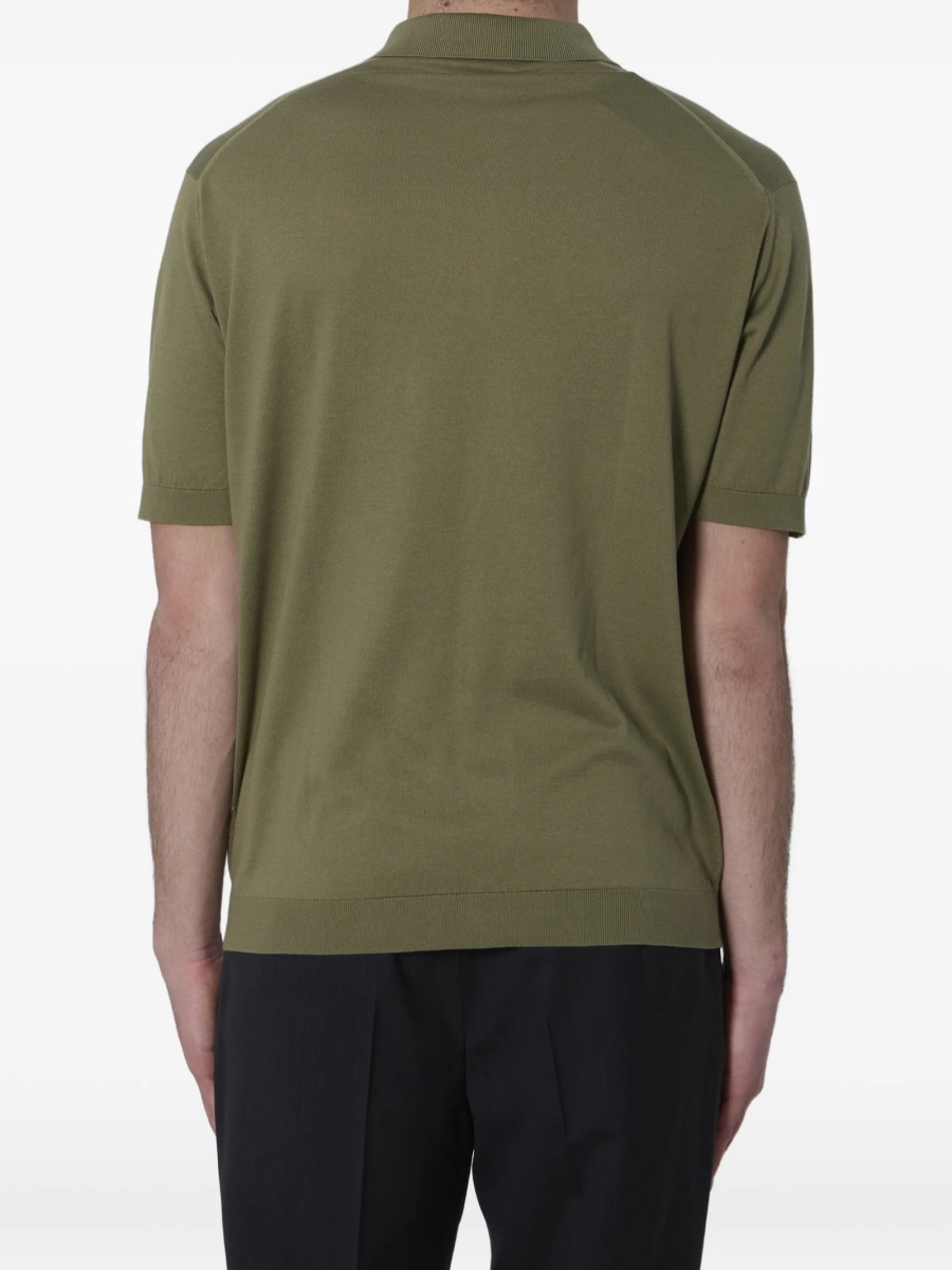 Tricou Polo John Smedley verde - Img 4