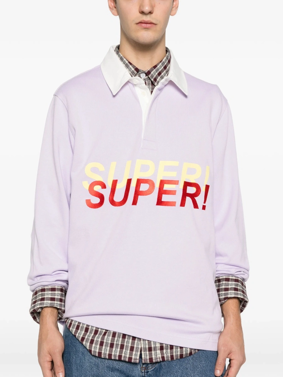 Tricou Polo JW Anderson violet - Img 5