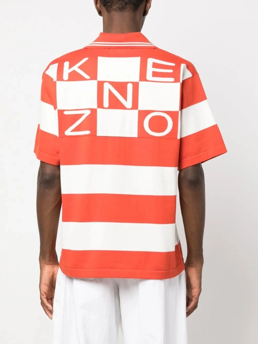 Tricou Polo Kenzo portocaliu - Img 4
