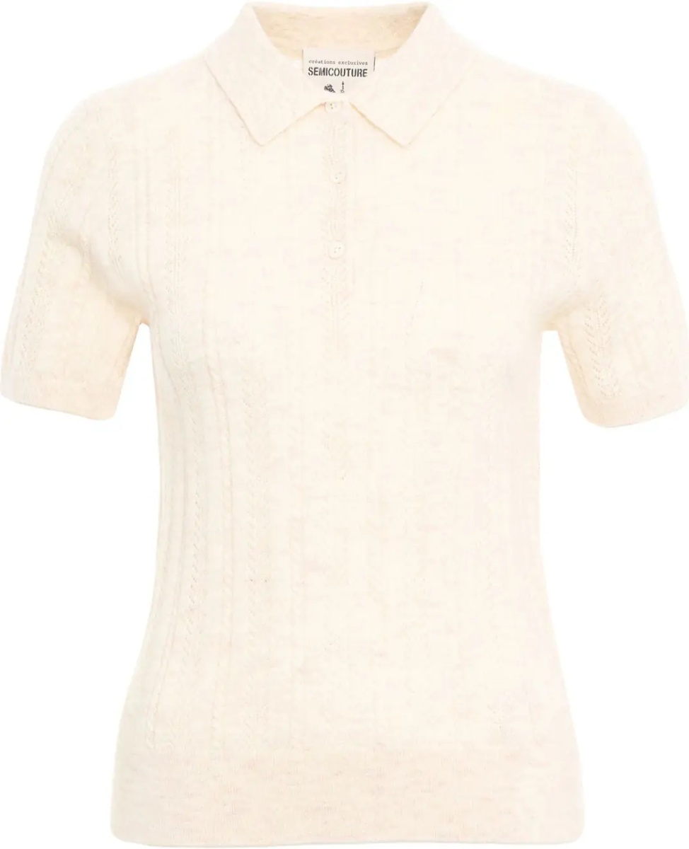 Tricou Polo Knit polo shirt 'Iris' - Img 2