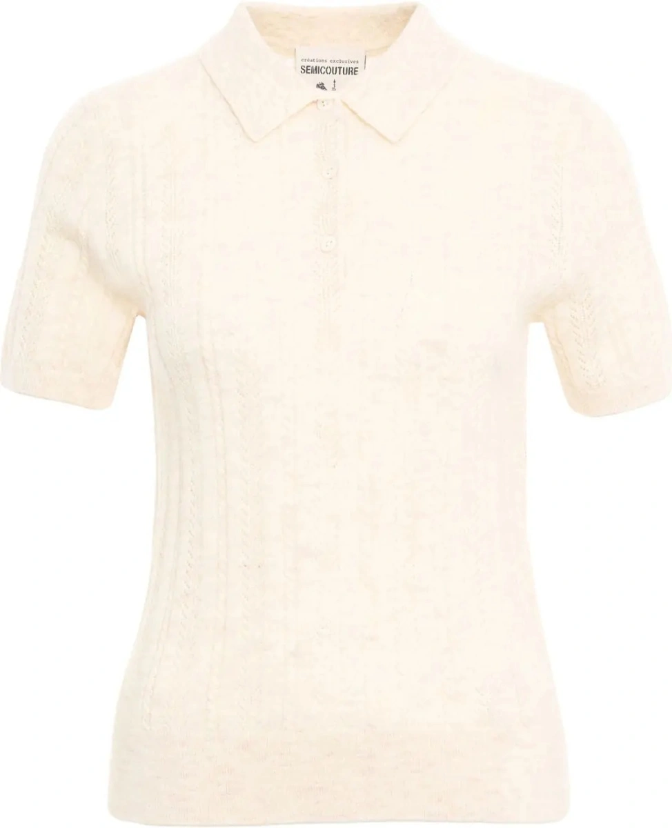 Tricou Polo Knit polo shirt 'Iris' - Img 2
