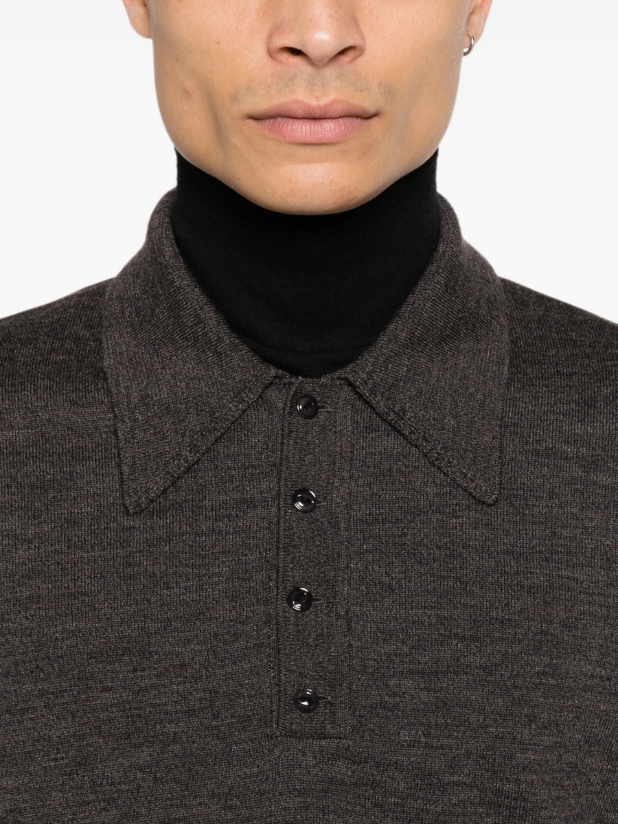 Tricou Polo LEMAIRE gri - Img 5