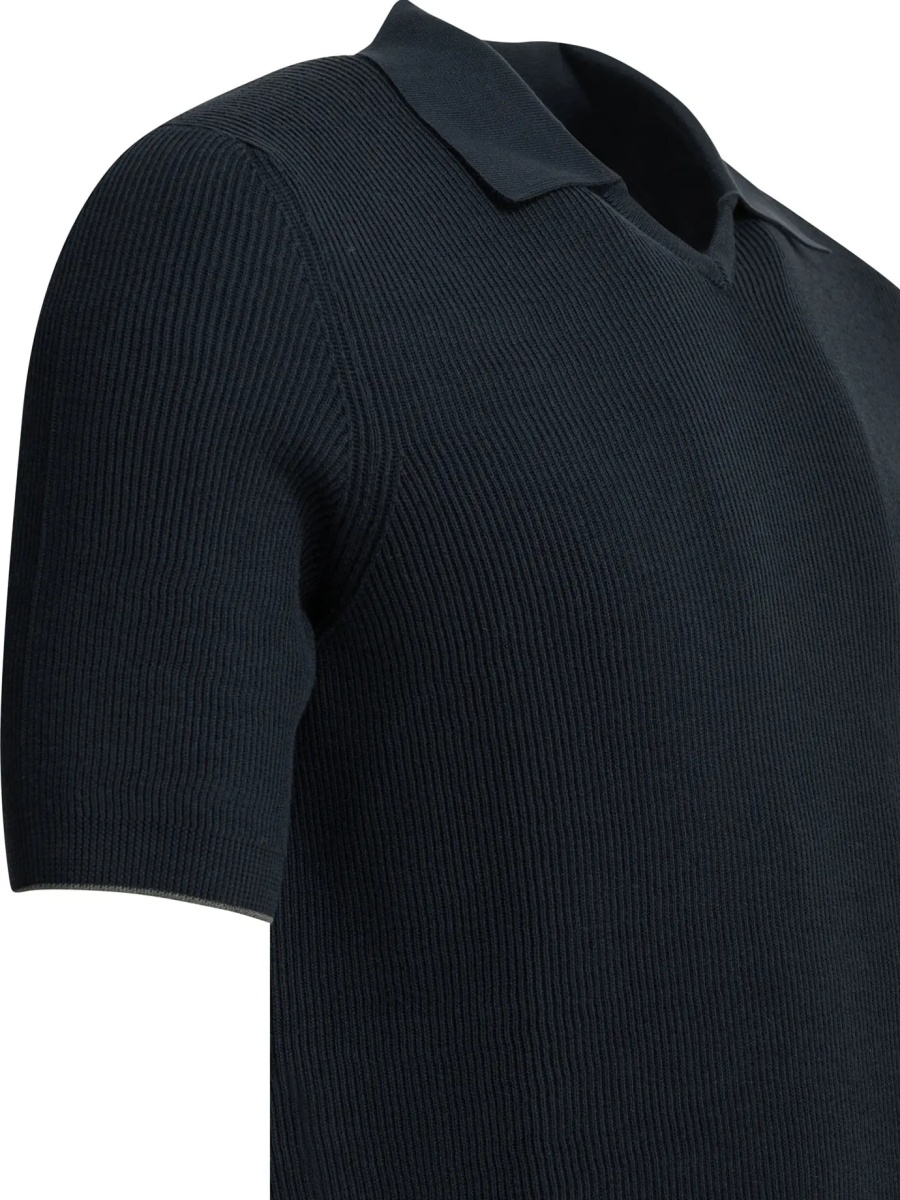 Tricou Polo Linen and cotton polo shirt - Img 4