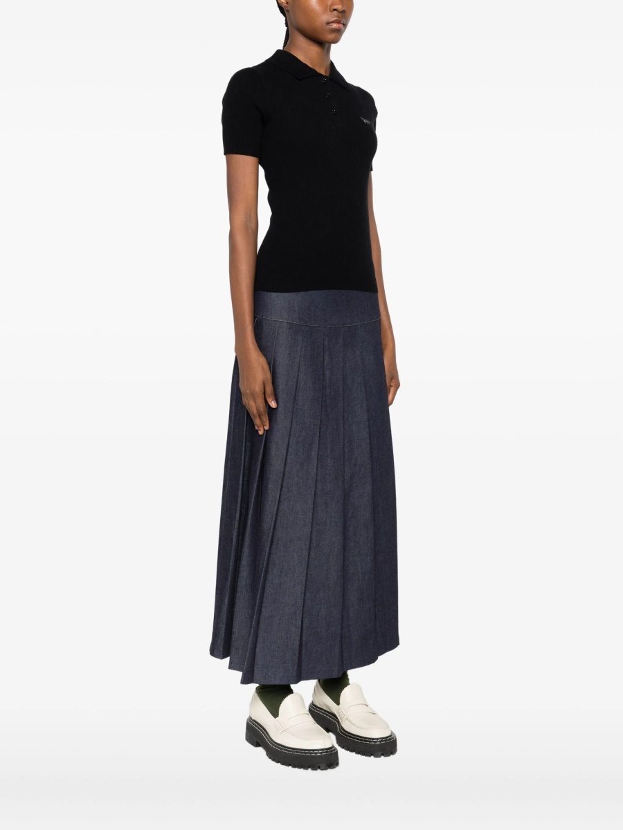 Tricou Polo MAISON KITSUNÉ negru - Img 3