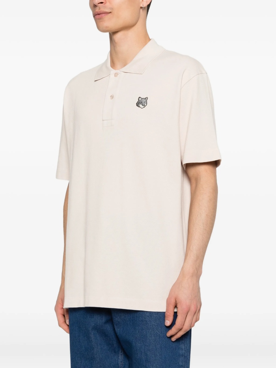 Tricou Polo MAISON KITSUNÉ neutru - Img 3