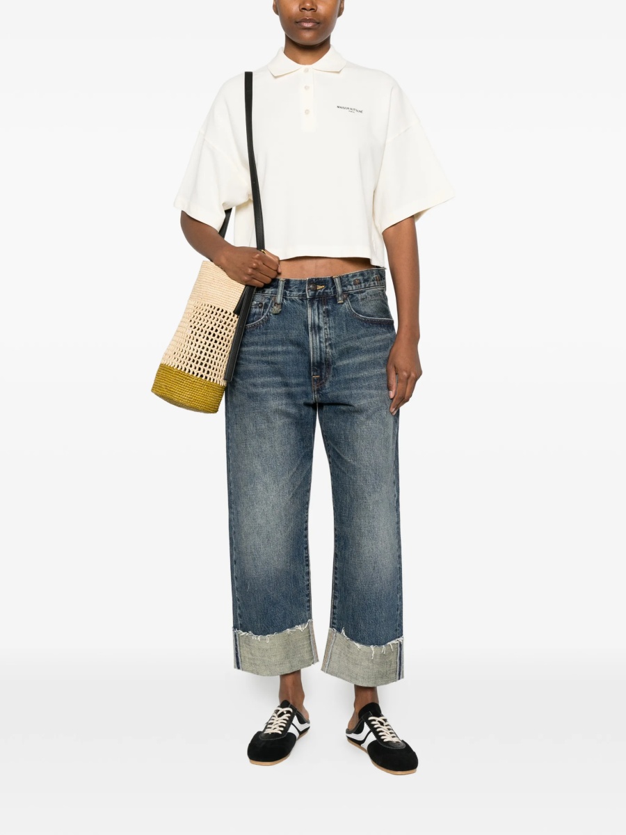 Tricou Polo MAISON KITSUNÉ neutru - Img 2