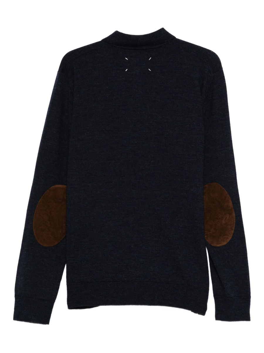 Tricou Polo Maison Margiela albastru - Img 2
