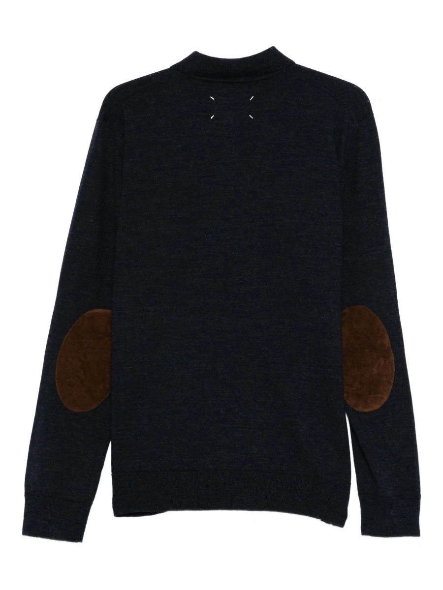Tricou Polo Maison Margiela albastru - Img 2