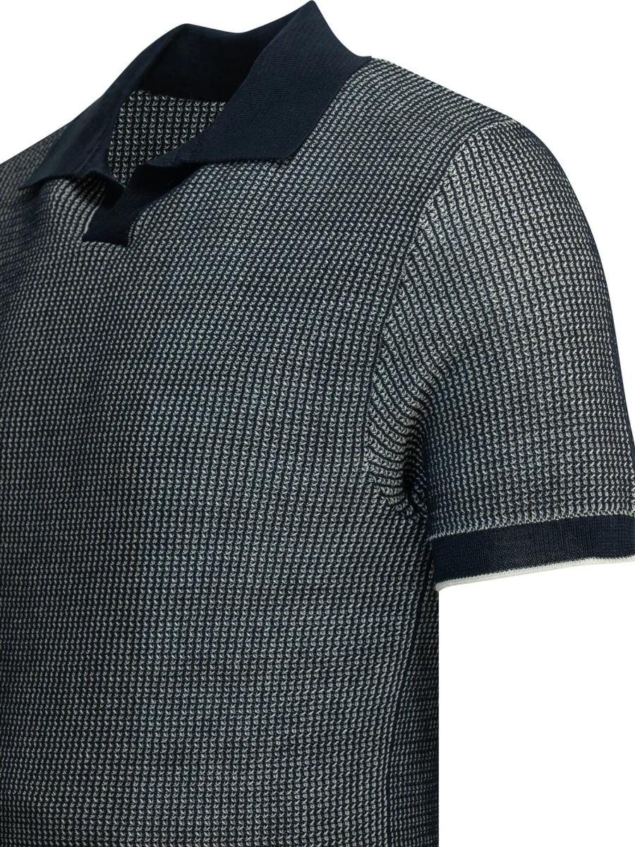 Tricou Polo "Mercedes 300" buttonless polo shirt - Img 4