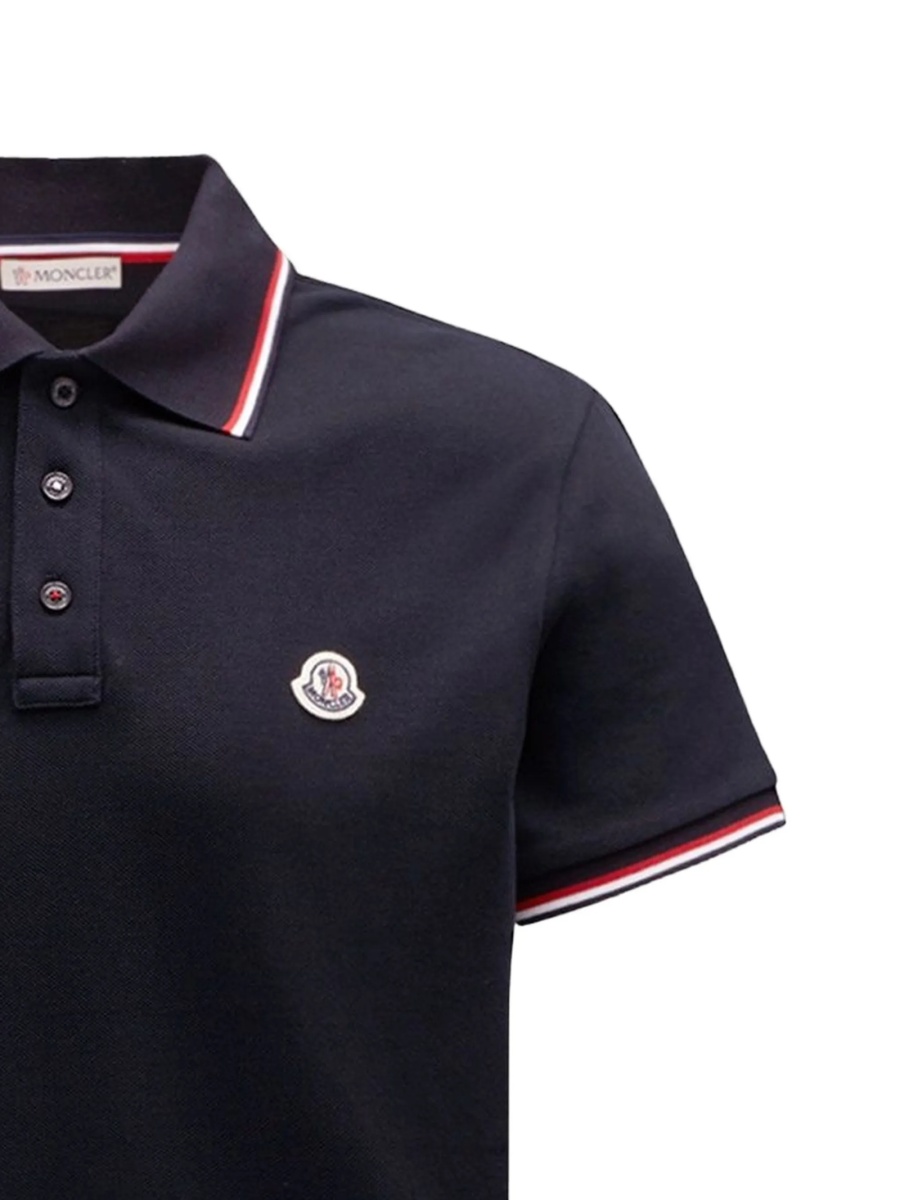 Tricou Polo Moncler albastru - Img 2
