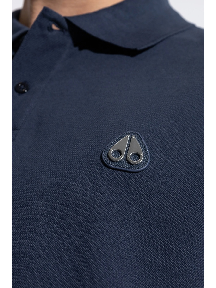 Tricou Polo Moose Knuckles albastru - Img 5