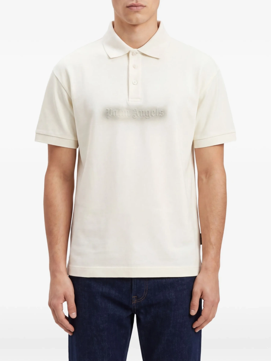 Tricou Polo Palm Angels Sprayed neutru - Img 2