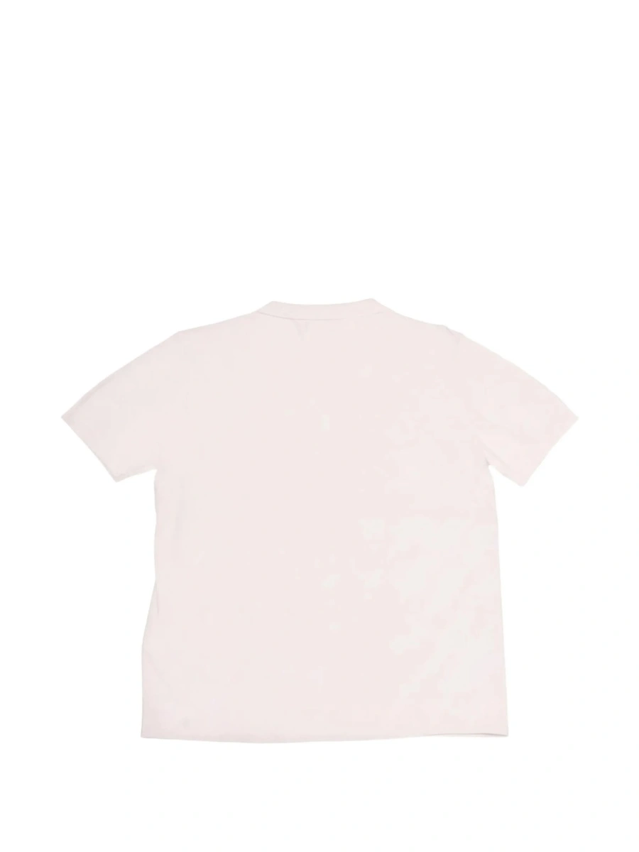Tricou Polo Paolo Pecora alb din bumbac - Img 2