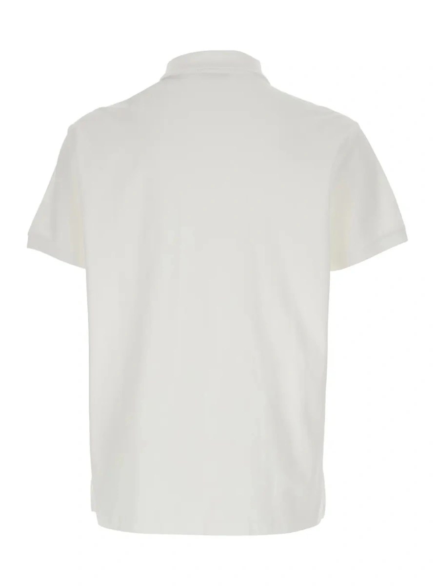 Tricou polo Ralph Lauren alb din bumbac - Img 2