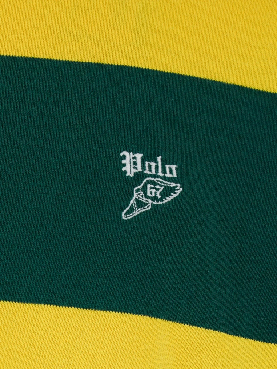 Tricou polo Ralph Lauren multicolor din bumbac - Img 5