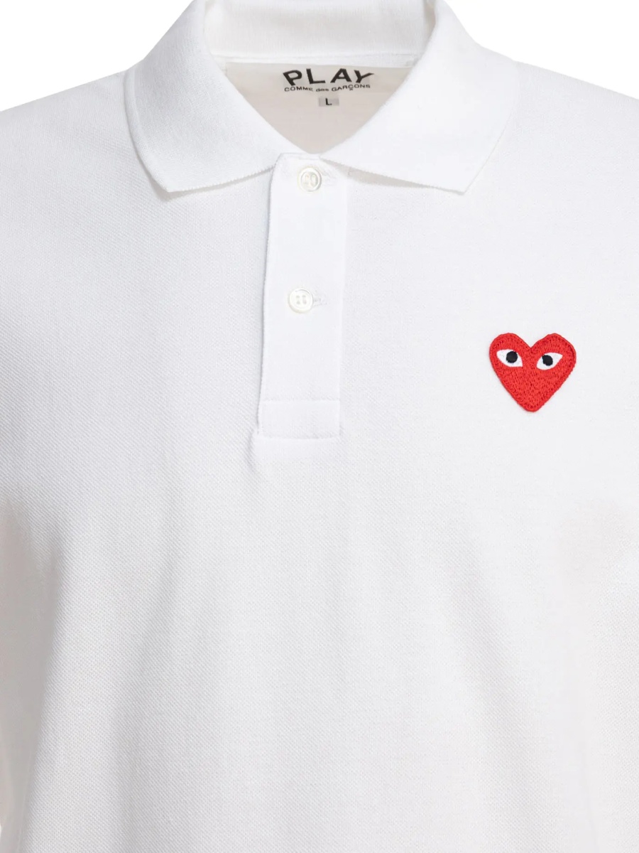 Tricou Polo "Red Emblem" Button-Down Polo Shirt - Img 3