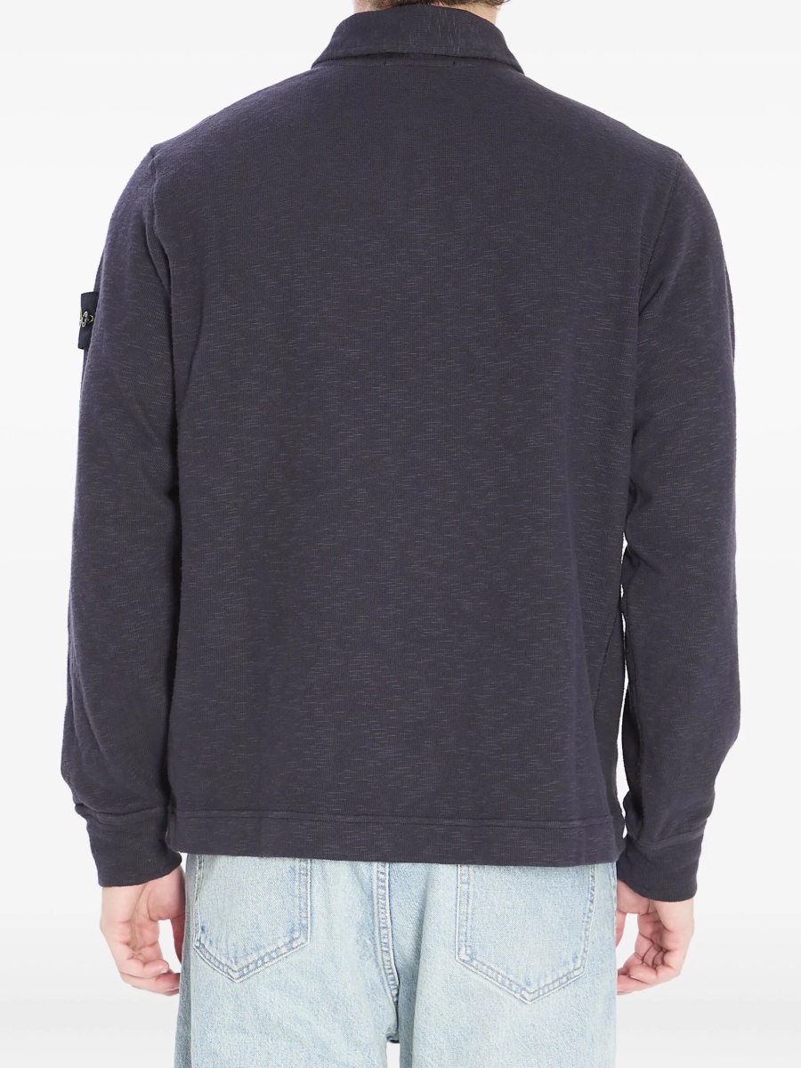 Tricou Polo Stone Island albastru - Img 2