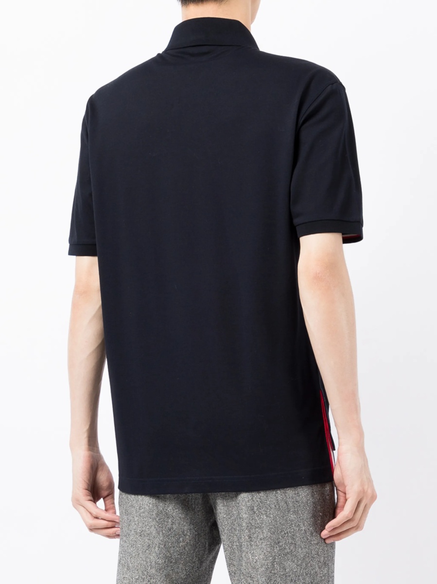 Tricou Polo Thom Browne albastru - Img 4