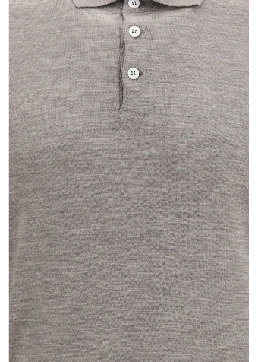 Tricou Polo Virgin wool polo Sweater - Img 3