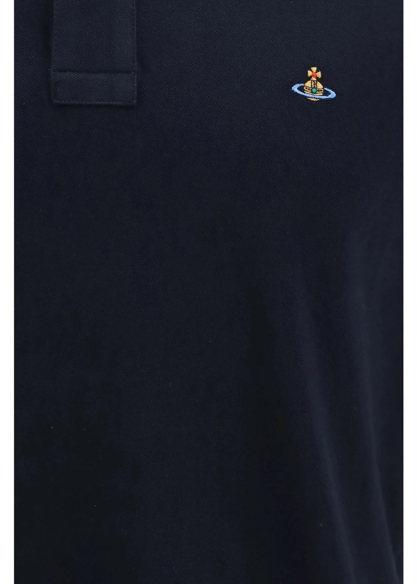 Tricou polo Vivienne Westwood albastru - Img 3