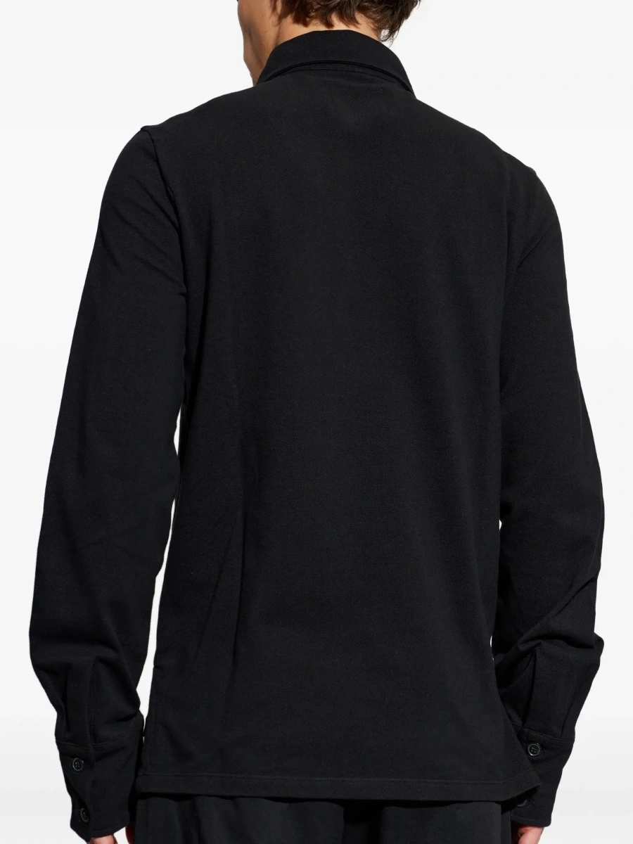 Tricou polo Vivienne Westwood negru din bumbac - Img 6