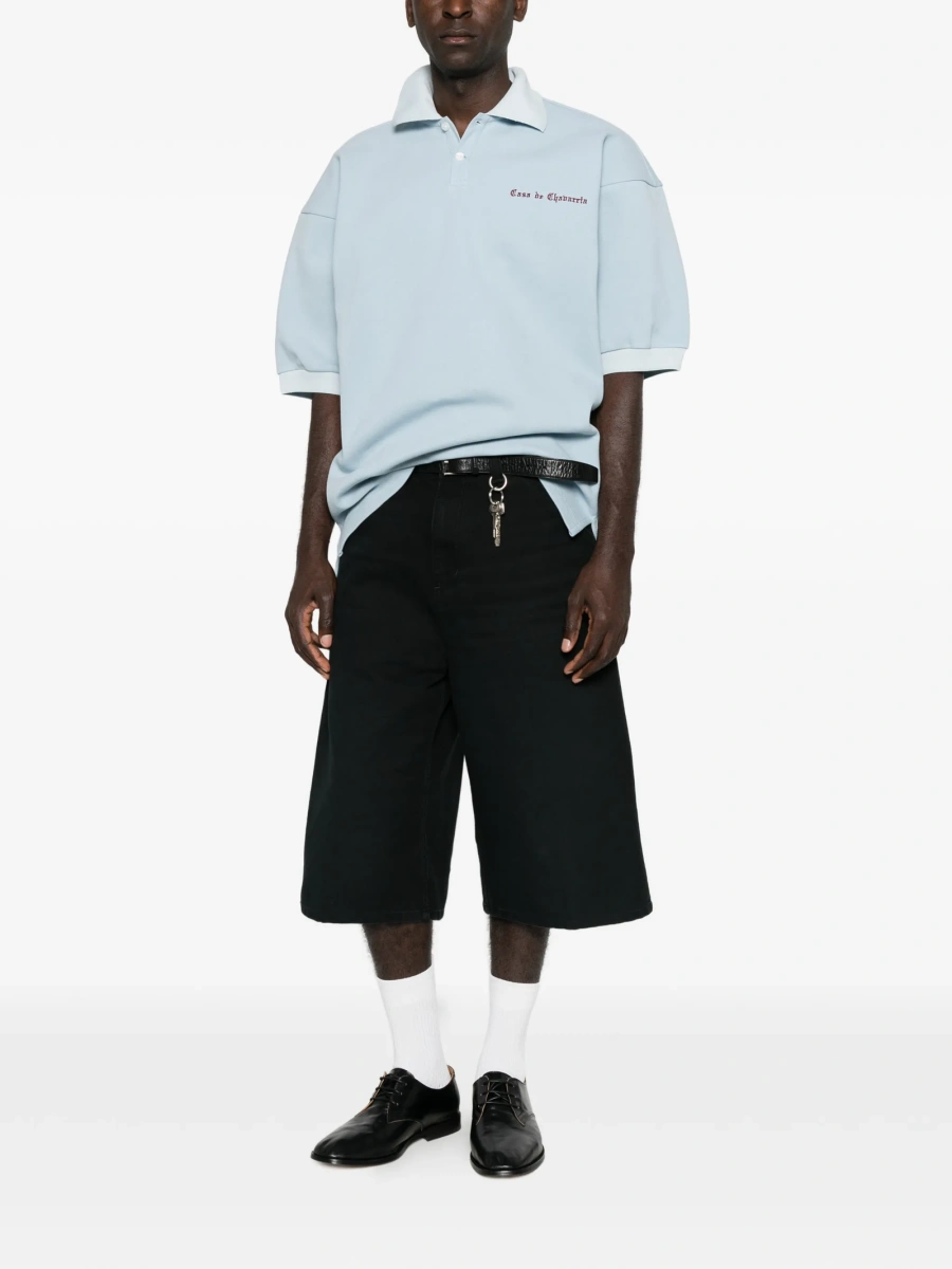 Tricou Polo Willy Chavarria albastru - Img 2