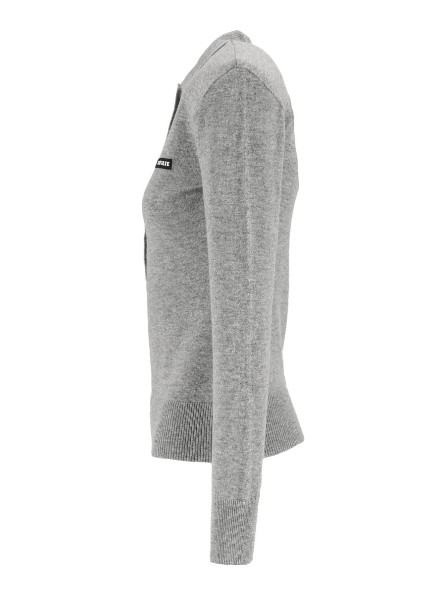 Tricou Polo WOOL LONGLEEVE POLO Frost Gray (Regular fit) - Img 2