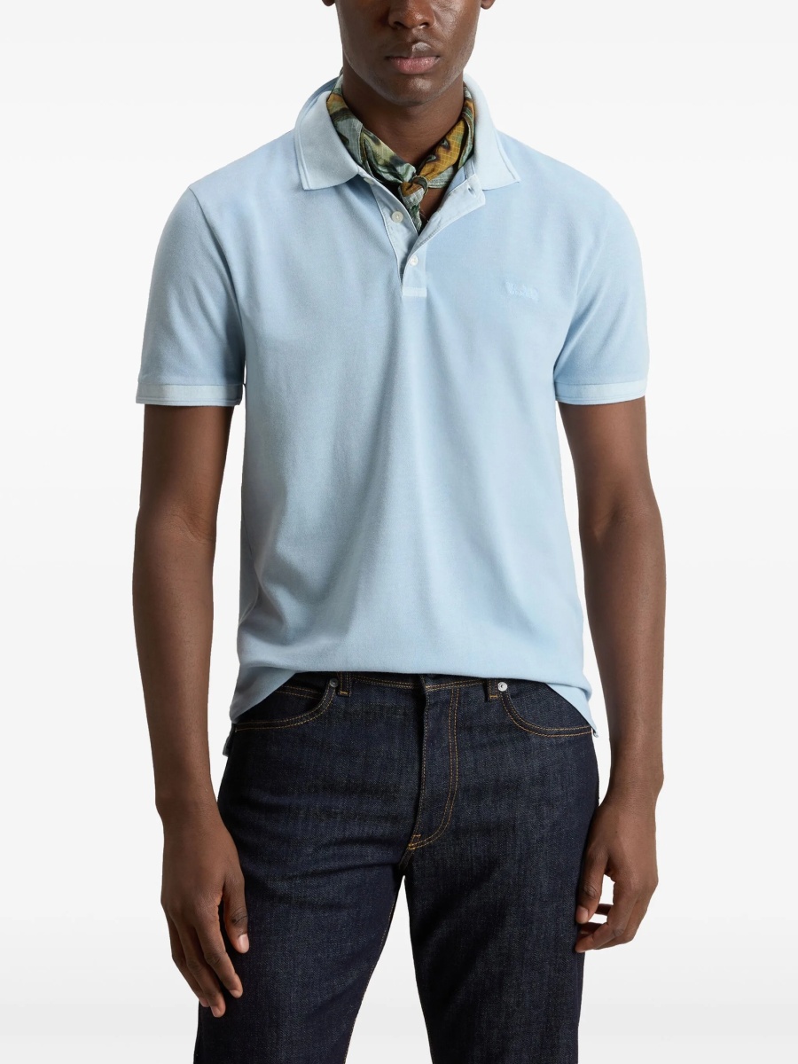 Tricou Polo Woolrich albastru - Img 3