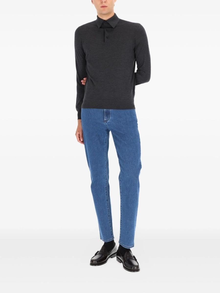 Tricou Polo ZEGNA gri - Img 2