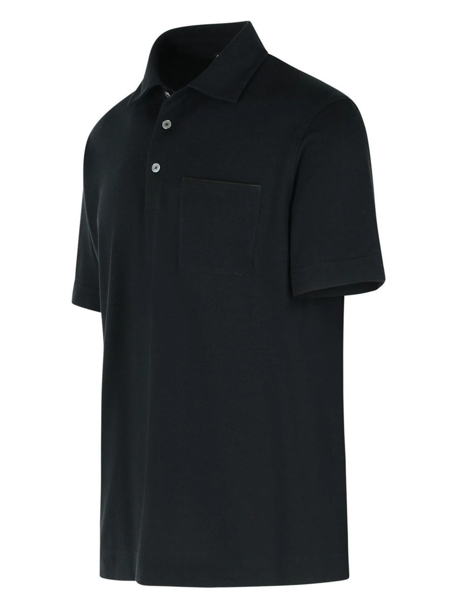 Tricou Polo ZEGNA negru - Img 3