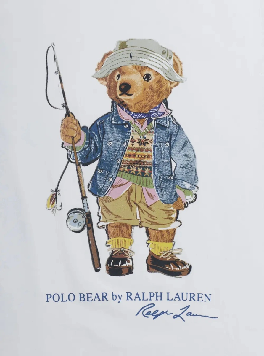 Tricou Ralph Lauren alb din bumbac - Img 3