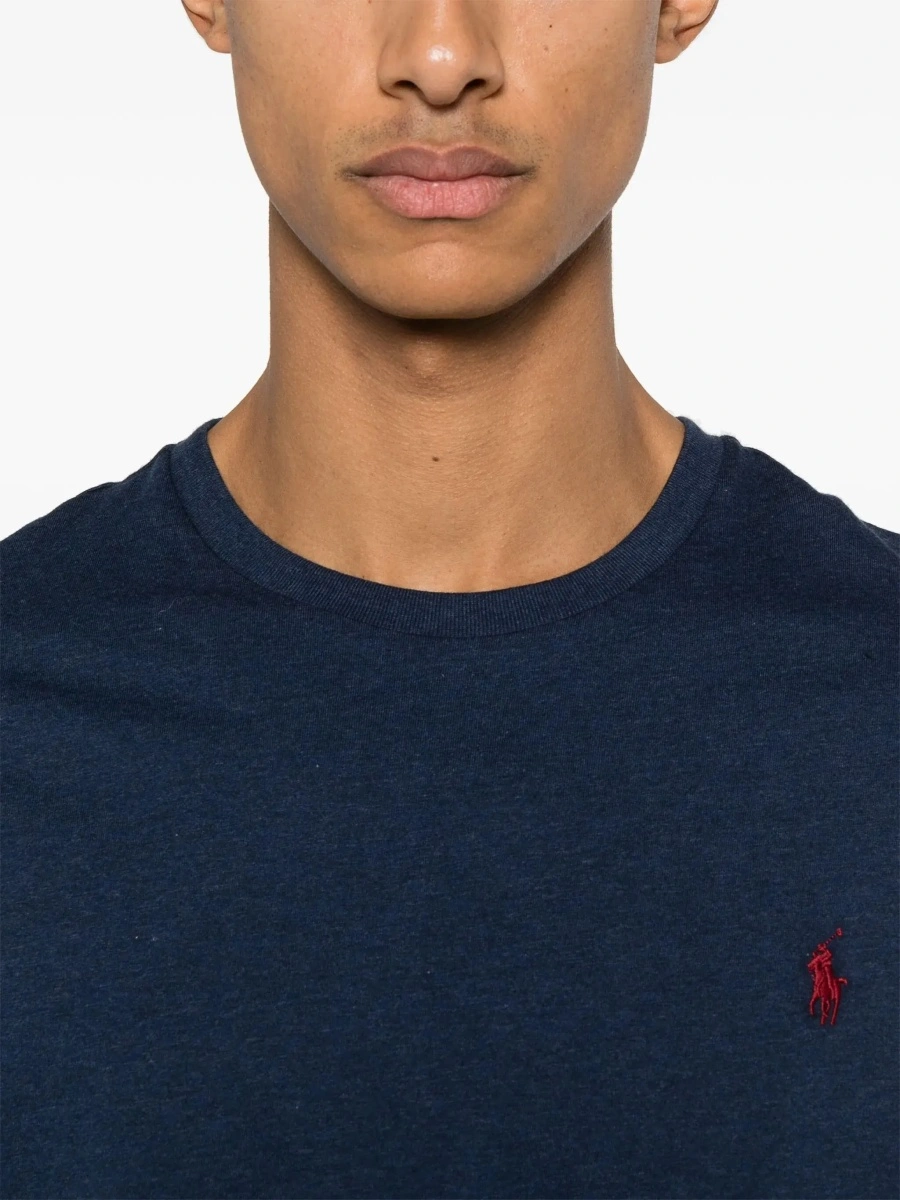 Tricou Ralph Lauren albastru din bumbac - Img 6