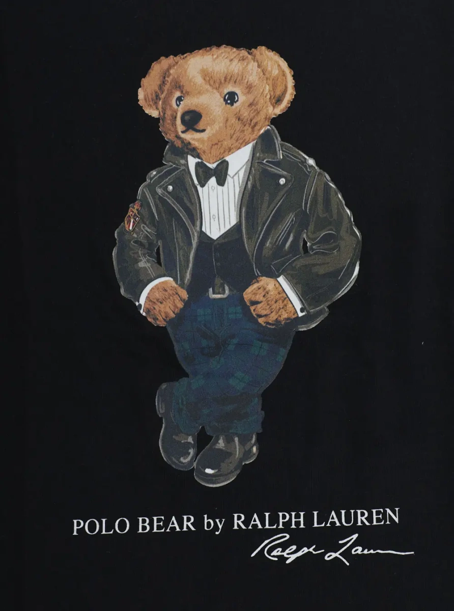 Tricou Ralph Lauren negru din bumbac - Img 3