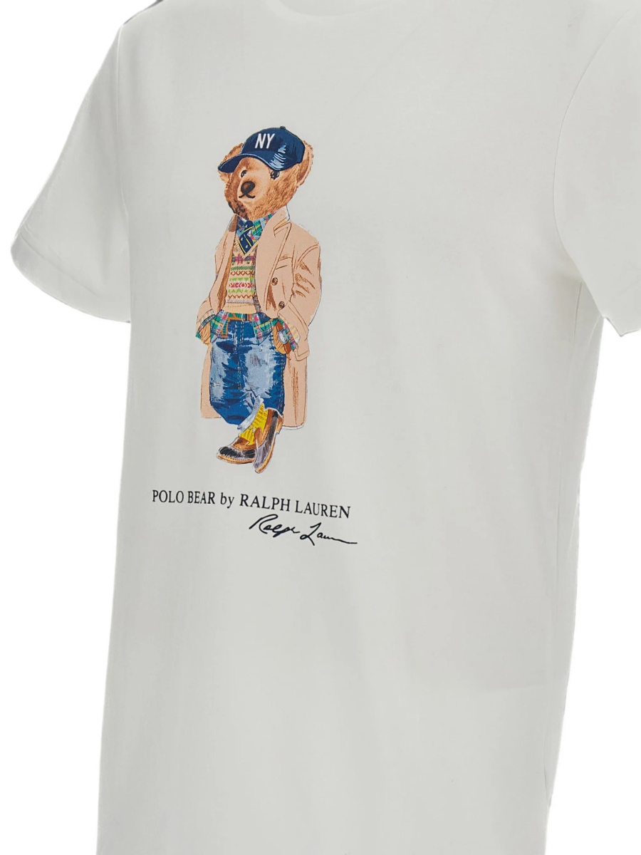 Tricou Ralph Lauren POLO BEAR alb - Img 3