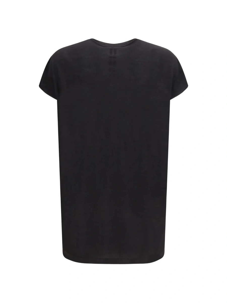 Tricou Rick Owens negru din material textil - Img 2