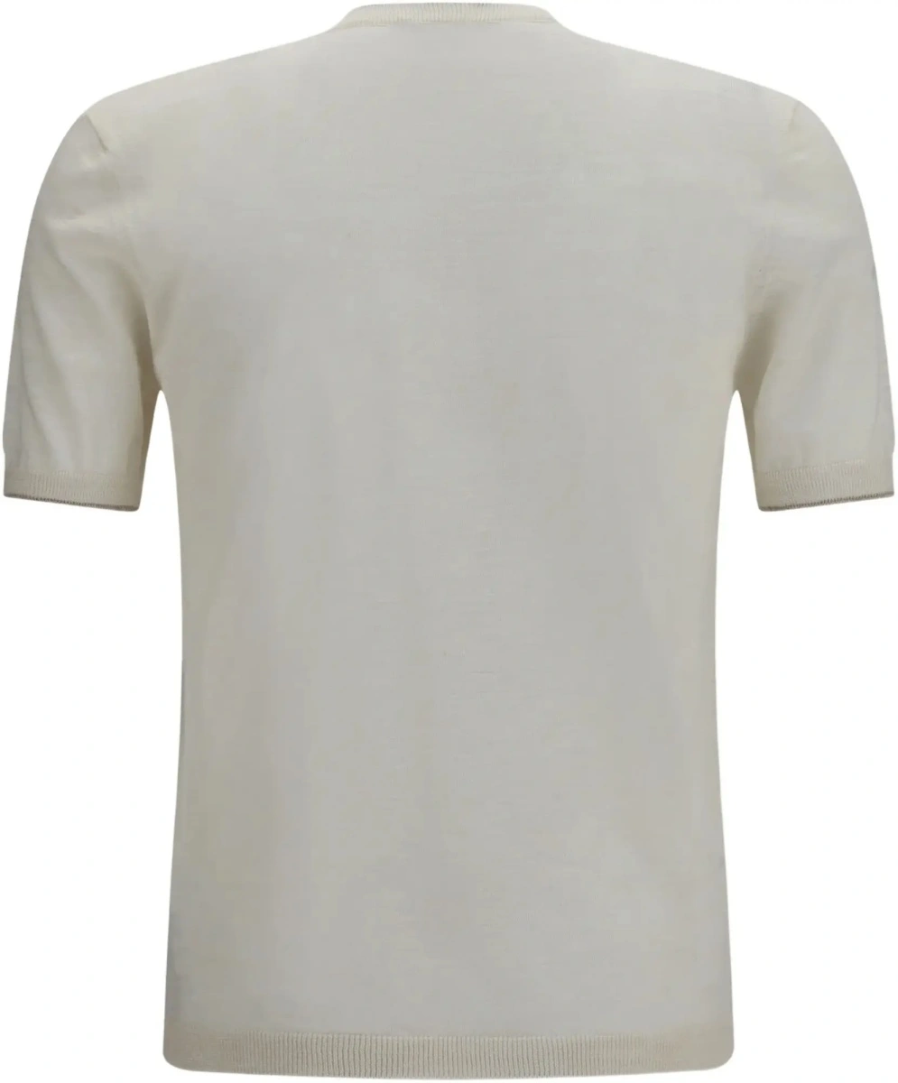 Tricou Short-sleeved linen blend Shirt - Img 7