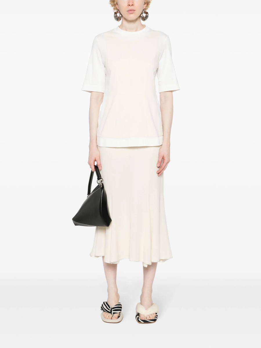 Tricou SPORTMAX alb din bumbac - Img 2