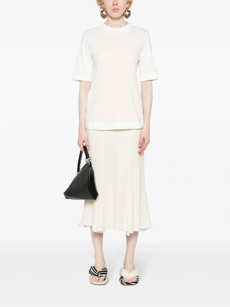 Tricou SPORTMAX alb din bumbac - Img 2