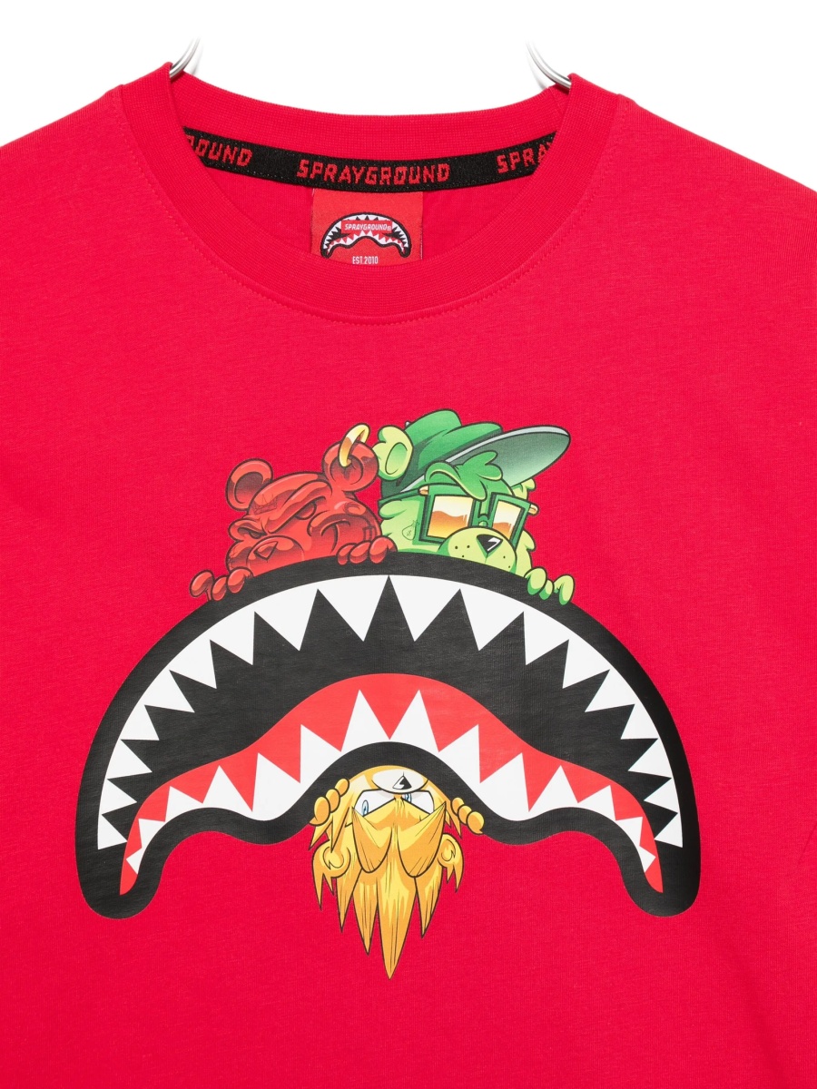 Tricou Sprayground rosu - Img 3